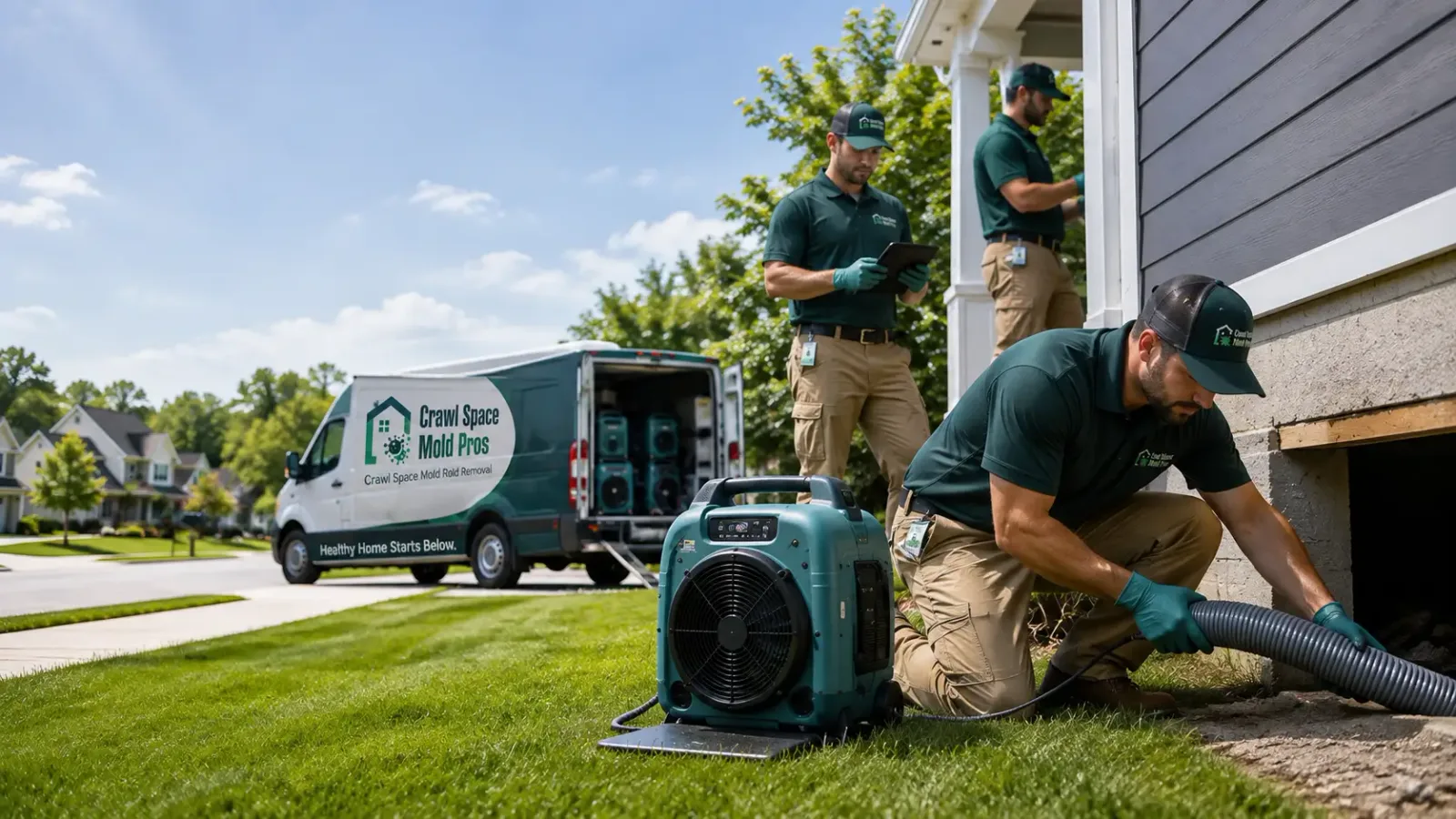 Crawl Space Mold Removal in Farlington, KS